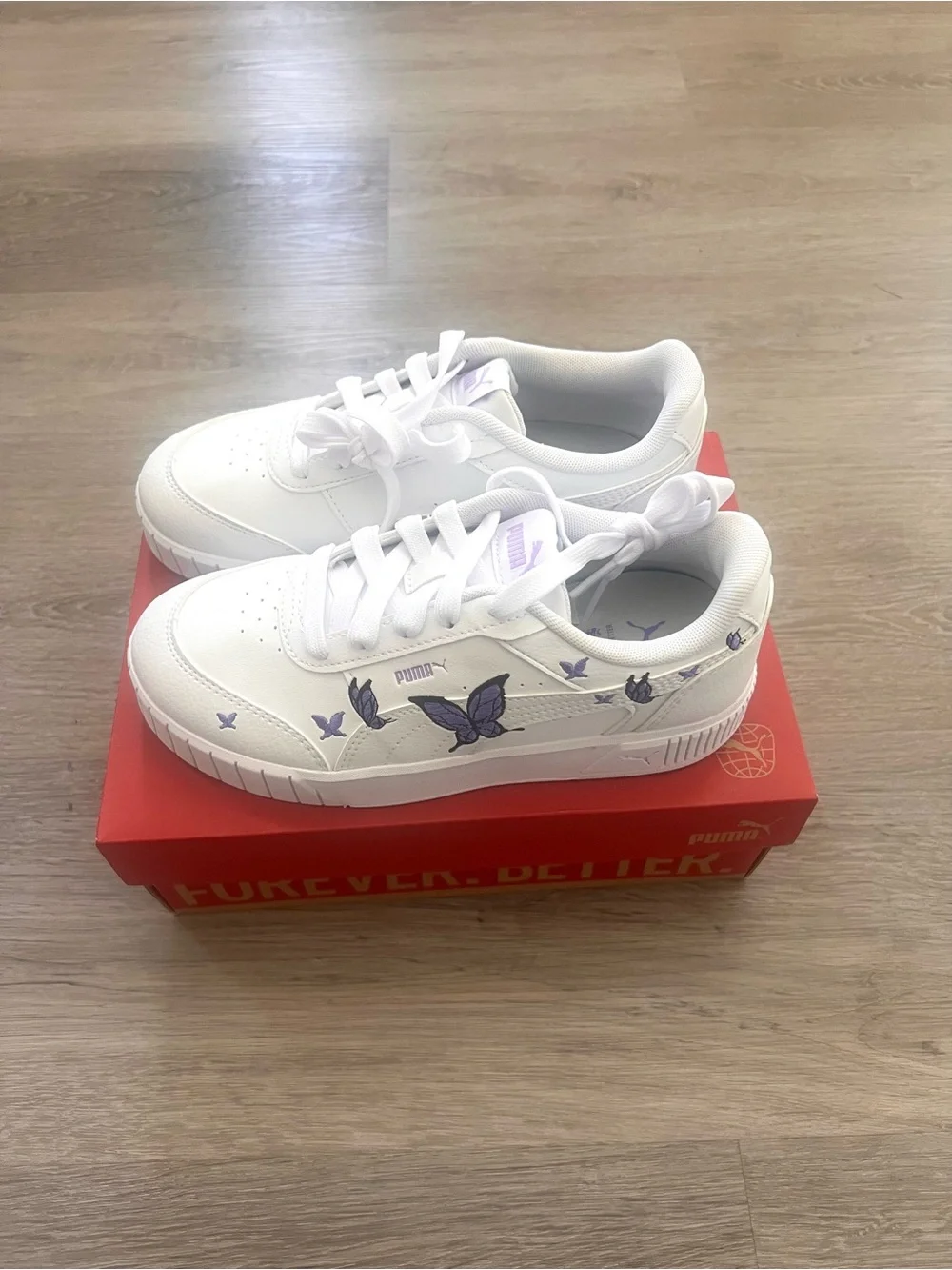 Puma white kids